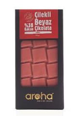Aroha Çilekli Beyaz Çikolata