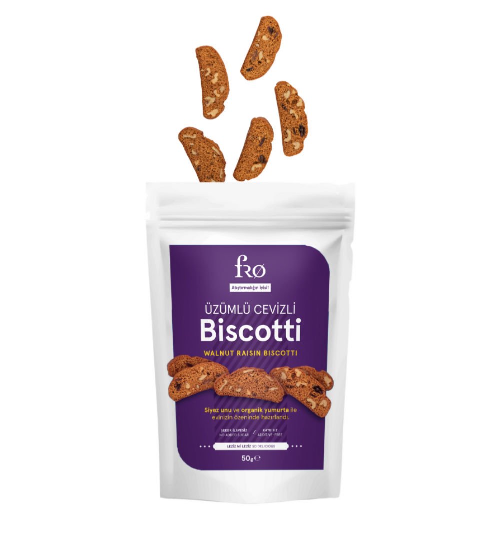 Üzümlü Cevizli Biscotti