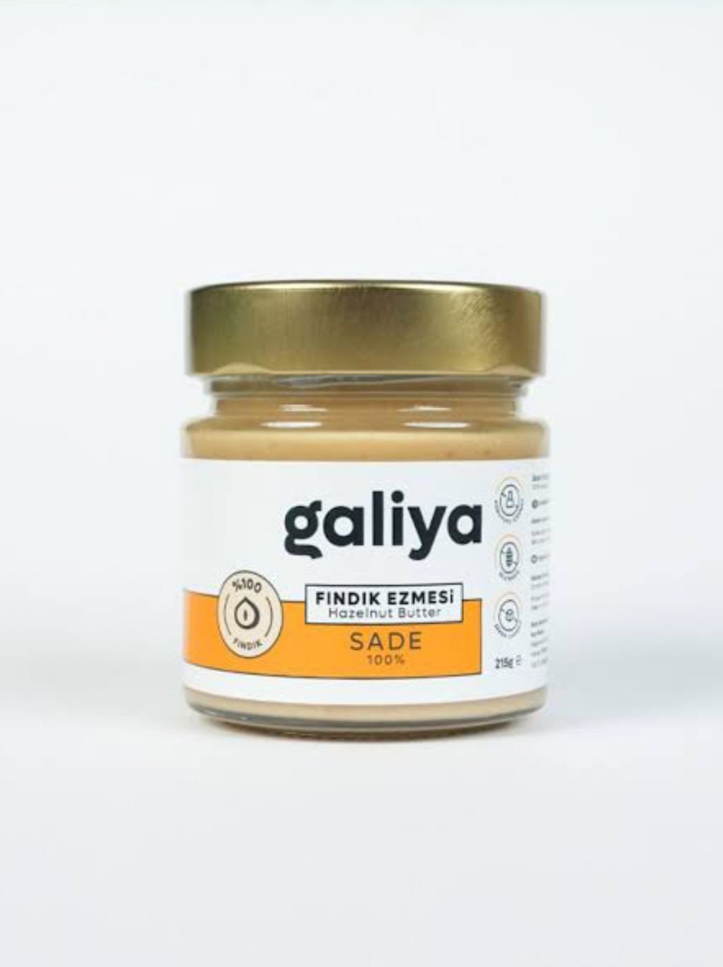 Sade Fındık Ezmesi 215gr