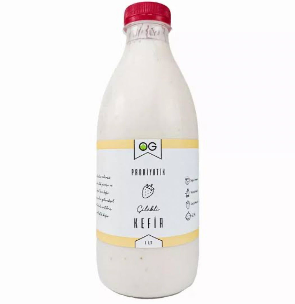Kefir Çilekli 1L